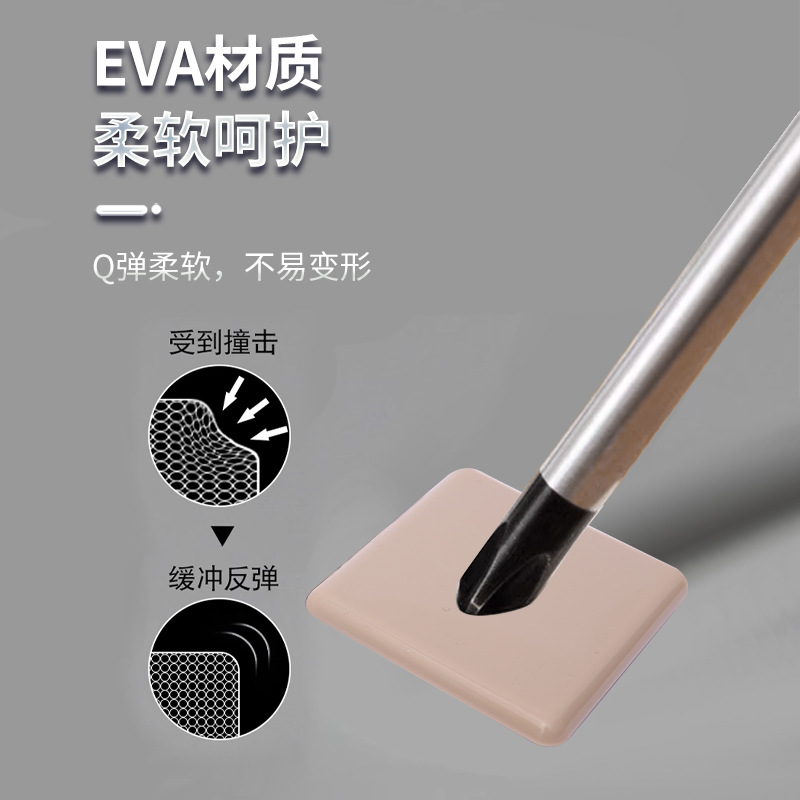 Furniture Moving Pads, Polygonal Table and Chair Foot Pads, Silent Pads, Round Sliding Pads, Furniture Protection Pads, Shock Absorption