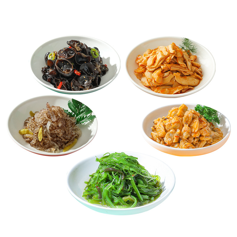 Geshi Catering Cold Dishes Self-Selected Experience Package Ready-To-Eat Wakame Fish Skin Fungus Commercial Cold Dishes Geshi Food