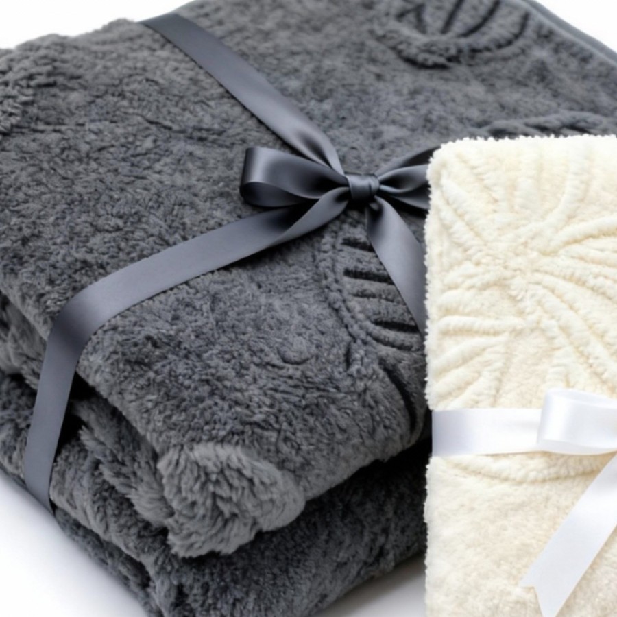 Thickened Coral Fleece Blanket, Home Textiles, Bathrobe, Towel, Absorbent Double-Sided Blanket, Export Customization