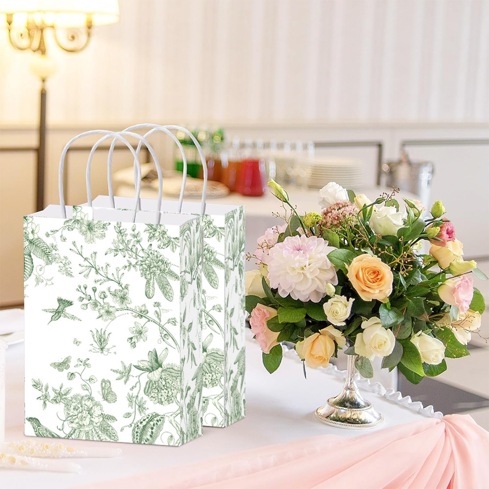 Cross-border New Arrival Wedding Season Accompanying Gift Bag Party Decoration Gift Bag Baby Baptism Appreciation Gift Paper Bag