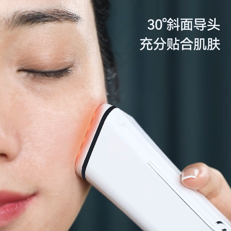 Cross-Border New Product Rf Radio Frequency Lifting Beauty Instrument Facial Home Colored Light Ems Microcurrent Facial Beauty Introduction Instrument
