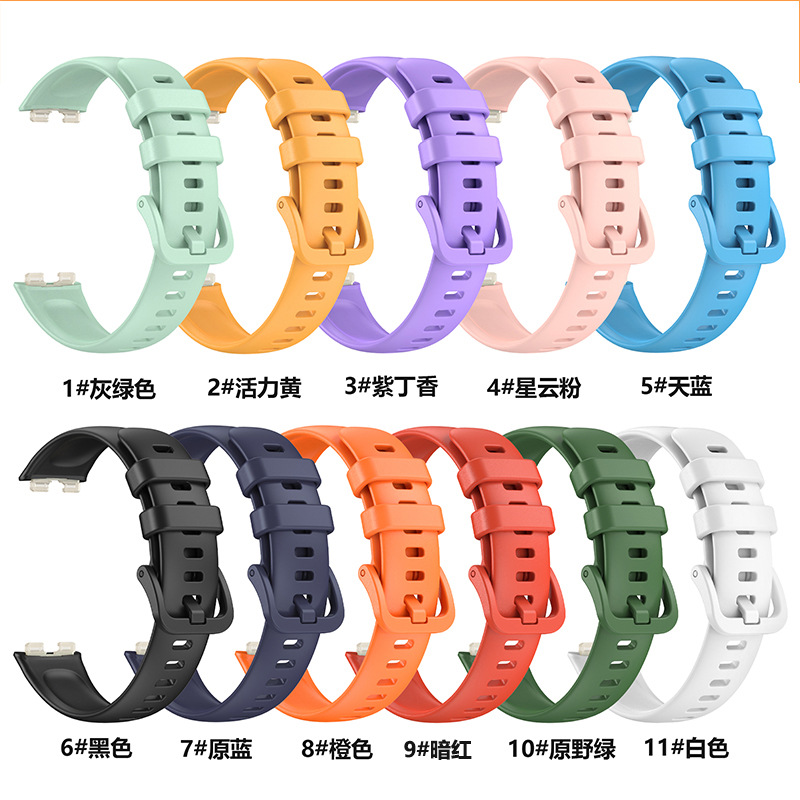 Huawei Band 8 Silicone Strap Suitable for Huawei Band10/9/8 Sports Strap Huawei Band 10 Wristband