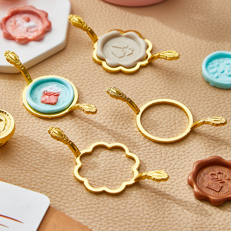 Металлическая форма для печати воском, круглая форма для печати, фиксатор для печати воском