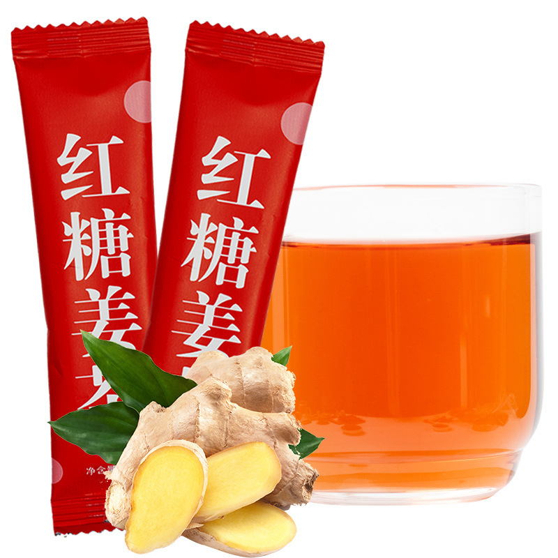 Black Sugar Ginger Tea Black Sugar Ginger Tea Big Aunts Drinking Small Bags Women's Menstrual Health Care Longan Red Jujube Wolfberry Tea
