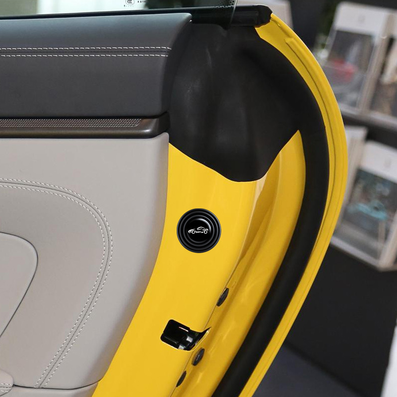 Car door shock absorber gasket silicone luminous soundproof shock-proof mat door edge protection abnormal sound thickened cushion