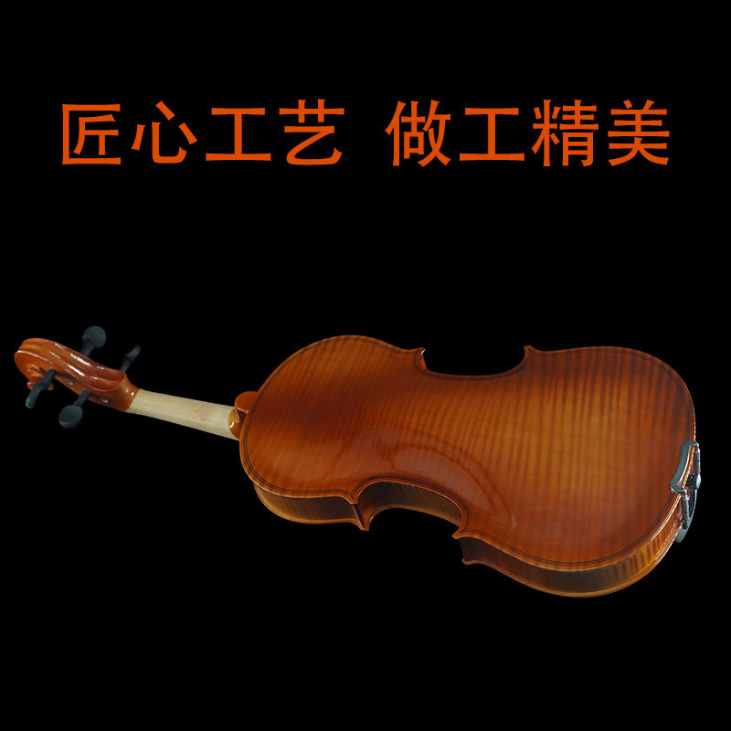 Children, Adults, Beginners, Exam Students Practice Playing Professional-Grade Violins, Factory Direct Sales, Tiger-Pattern Violin Factory