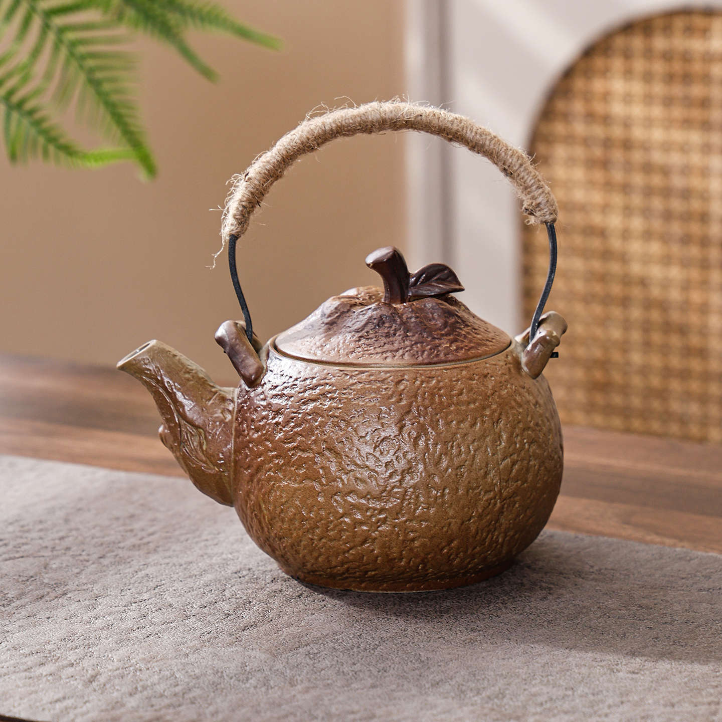 Factory Direct Sales Wholesale Tea Brewing Stove Retro Clay Pot Kettle Kung Fu Kettle Roasted Milk Pot Kettle Tea Kettle