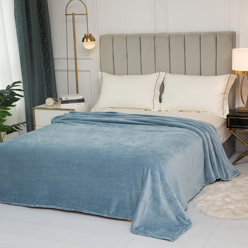 Foreign Trade Faleirong Coral Fleece Blanket Bed Sheet People Small Blanket Towel Quilt Thickened Warm Blanket Cushion Gift Live Broadcast