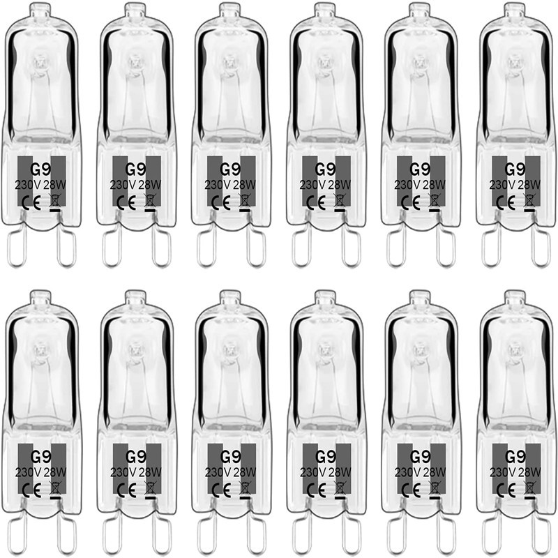 G9 halogen bulb 220V25W40W oven Bulb Table Lamp wall lamp crystal pin bulb tungsten halogen bulb