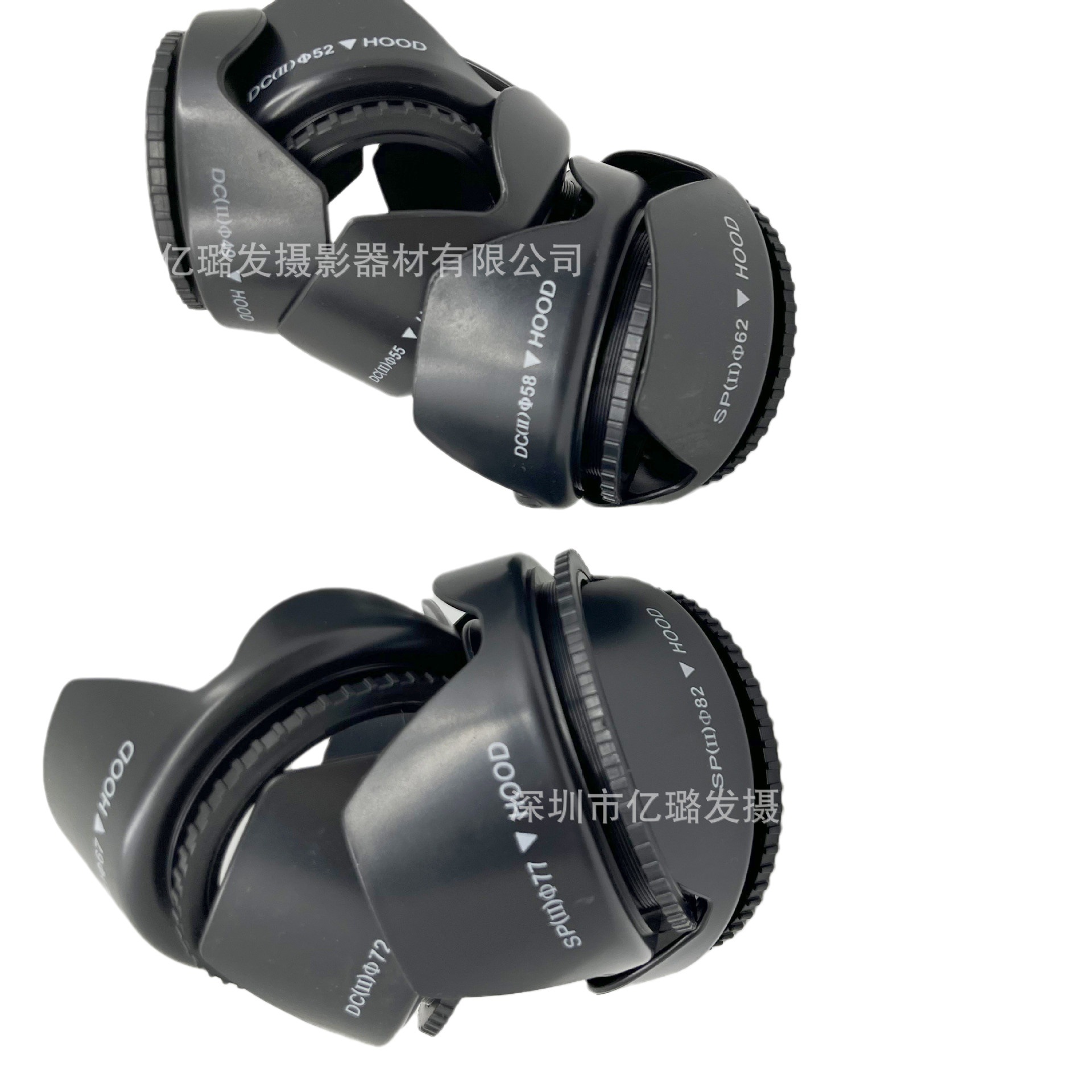 Manufacturer Supplies 49Mm52Mm55Mm58Mm62Mm67Mm72Mm77M Hood Petal Hood Screw Mouth