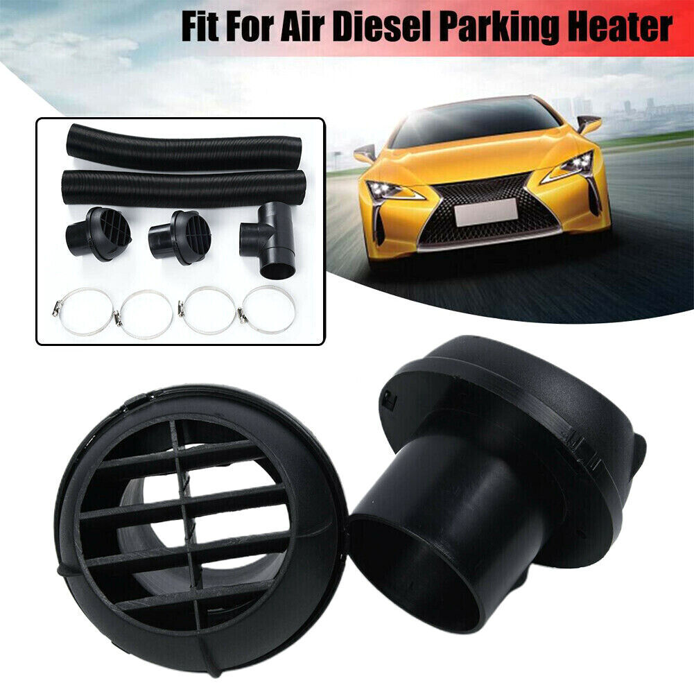 60mm car heater pipe air duct T piece warm air vent ventilation hose jacket for parking heater warm air