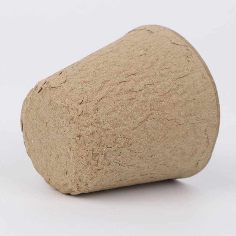 in stock Seedling Cup Degradable Pulp Planting Cup Nutrition Bowl Round Vegetable Breeding Pot Seed Germination Paper Cup