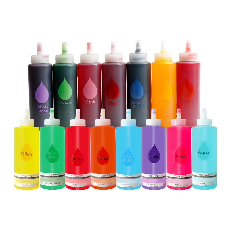 Tie-Dye Pigment DIY Handmade Embroidery Hoop Kidsren's DIY Tie-Dye Tools and Materials with Rich Colors Special Dye for Dyeing