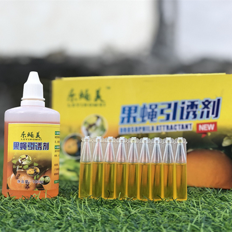 Fruit fly lure liquid medicine needle trap insect trap orange fruit fly fruit garden pomegranate orange fruit fly trap