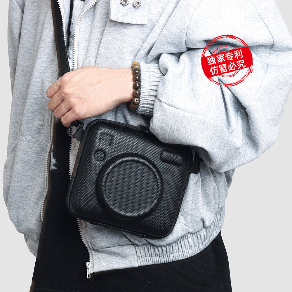Suitable for Polaroid Wide Evo/Sq Universal Hard Shell Camera Bag, Anti-Scratch and Anti-Fall Protective Bag with Rope, New Style
