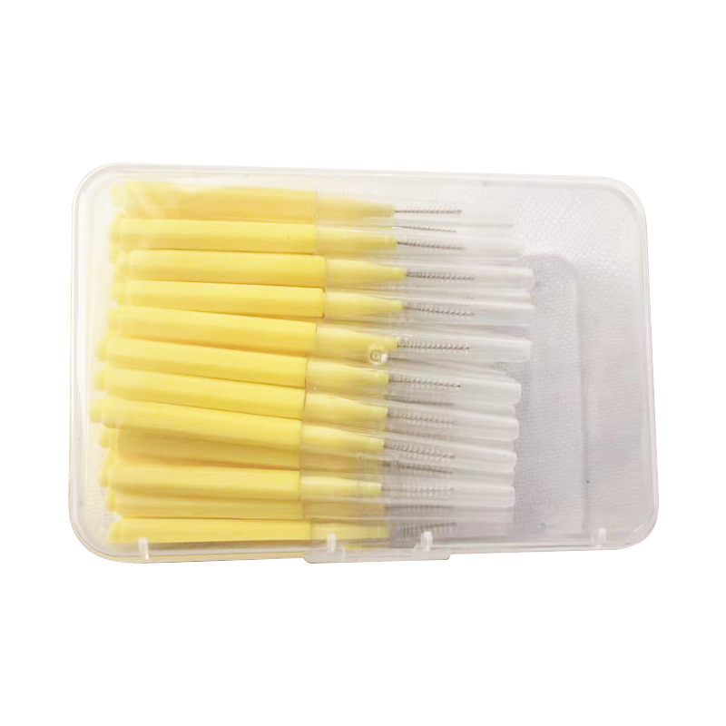 Pencil Interdental Brush 60 Boxed Interdental Brush I Interdental Brush Interdental Brush Cleaning Eyebrow Brush Orthodontic Interdental Brush