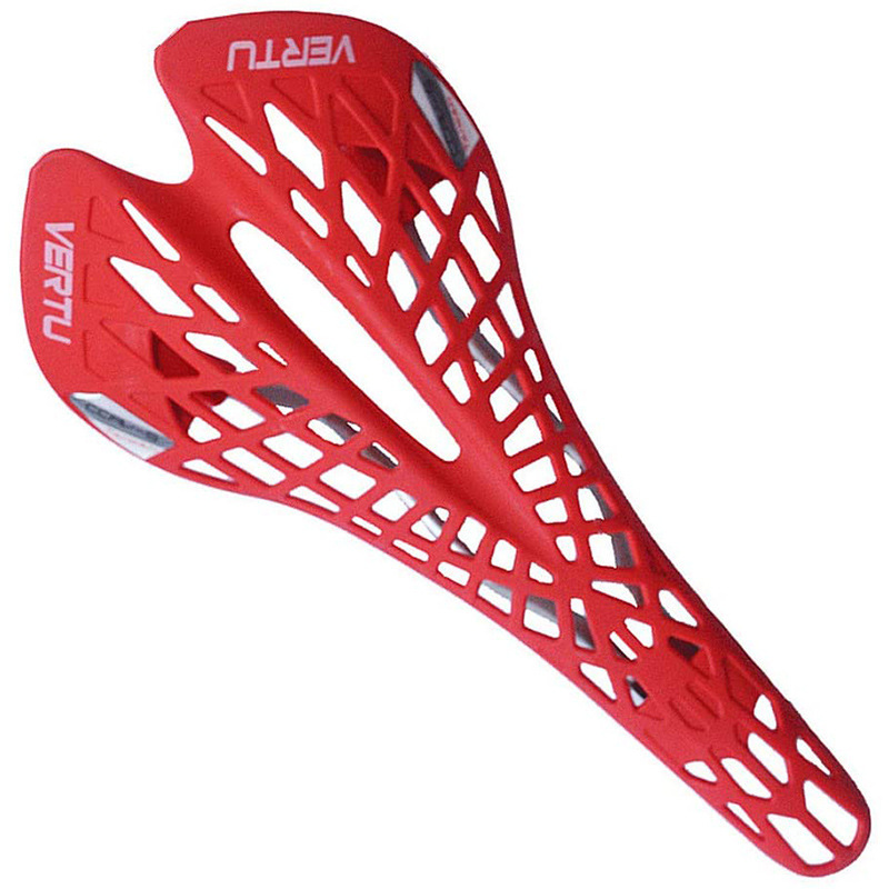 Bicycle Super Light Shock Absorbing Spider Web Cushion Hollow Cushion for Mountain Highway Bicycle Comfortable Saddle Breathable Seat