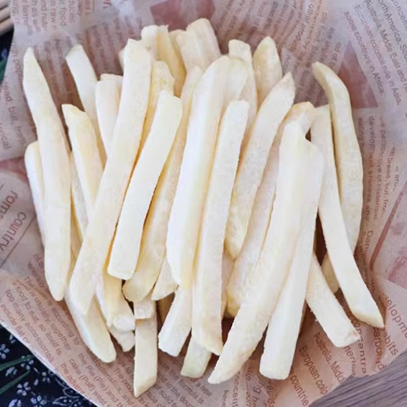 Mccain Bronze 3/8 Thick French Fries 2kg Coated Thick French Fries Frozen Semi-Finished Crispy Fried Snack Commercial Ingredients