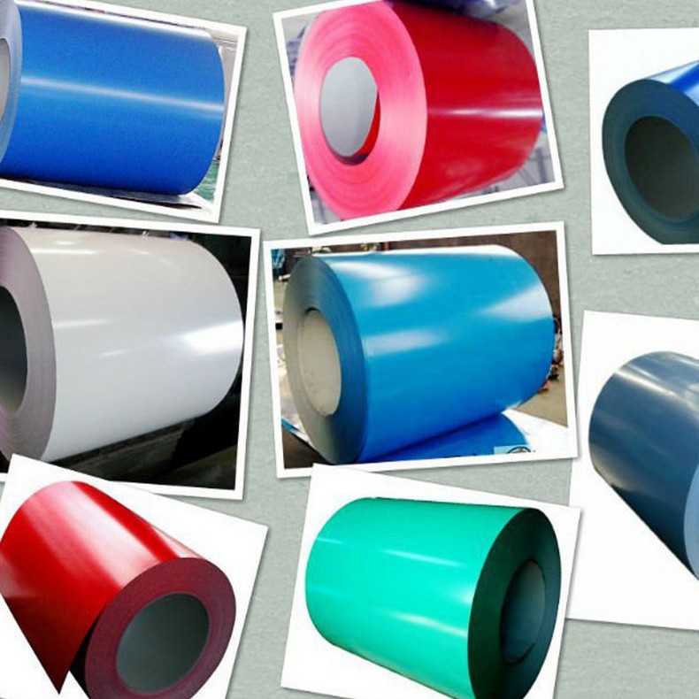 Baosteel genuine color steel coil navy color coated coil corrugated board can be pressed tile film