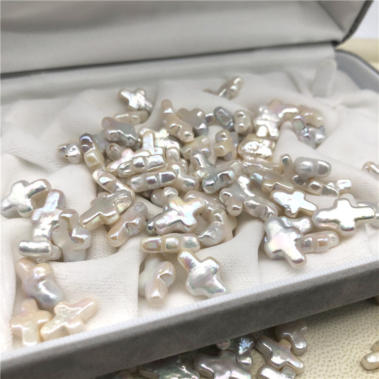 Freshwater Pearl Baroque Cross Alien Pearl Lustre Good Diy