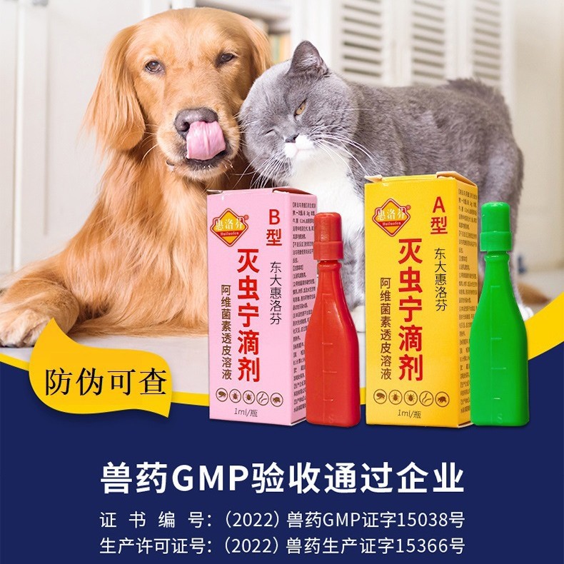Factory Direct Sales of Cat and Dog Medicines, Chitin Drops, Dog External Deworming Pet Medicine, Puppy Removal of Fleas and Lice