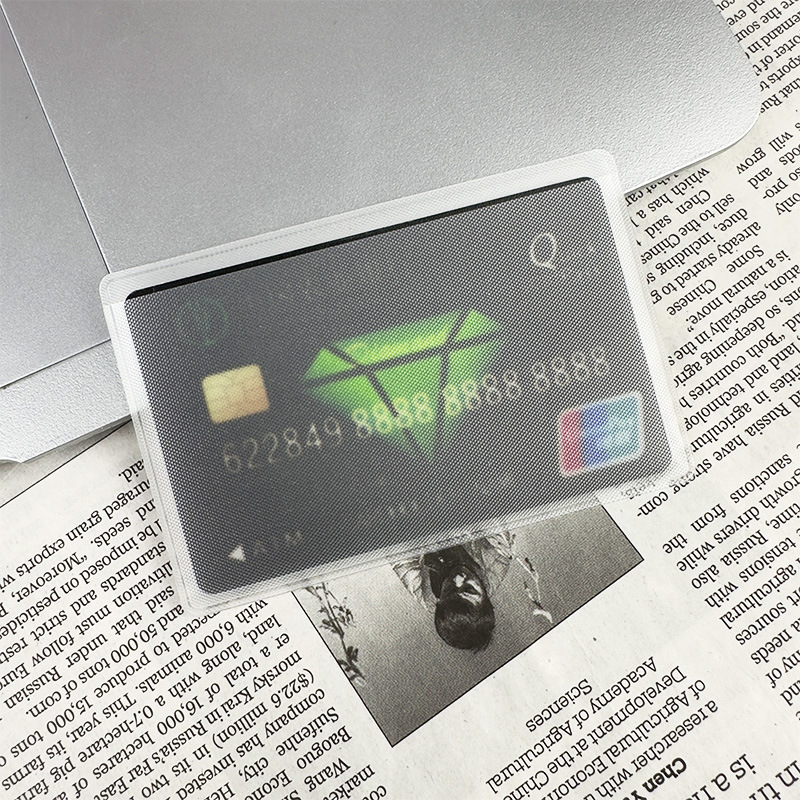 in stock transparent ID card waterproof protective cover wholesale scratch-resistant frosted bank bus pvc card cover