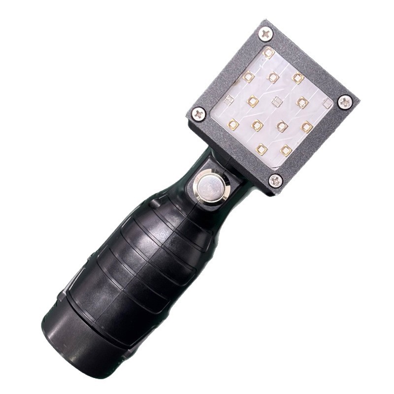 Car Putty Paint Flaw Detection Uv Rechargeable Handheld Uv Led Curing Lamp