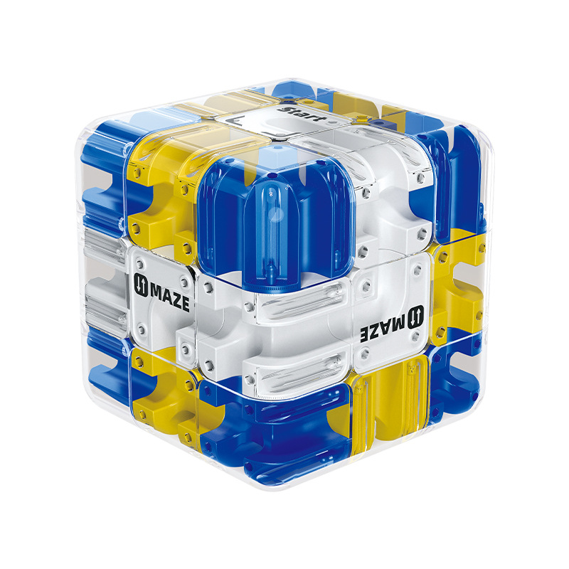 Cross-Border New Ball Maze Three-Level Rubik's Cube Battle Pk Logical Thinking Kidsren's Competitive Decompression Maze Ball Toy