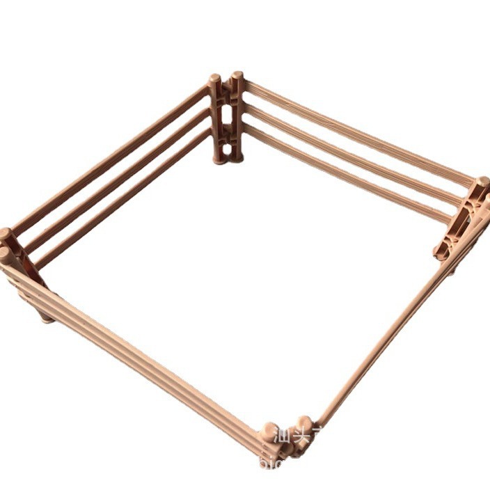 16cm toy accessories fence simple plastic fence table game sand table simulation farm scene fence model direct supply