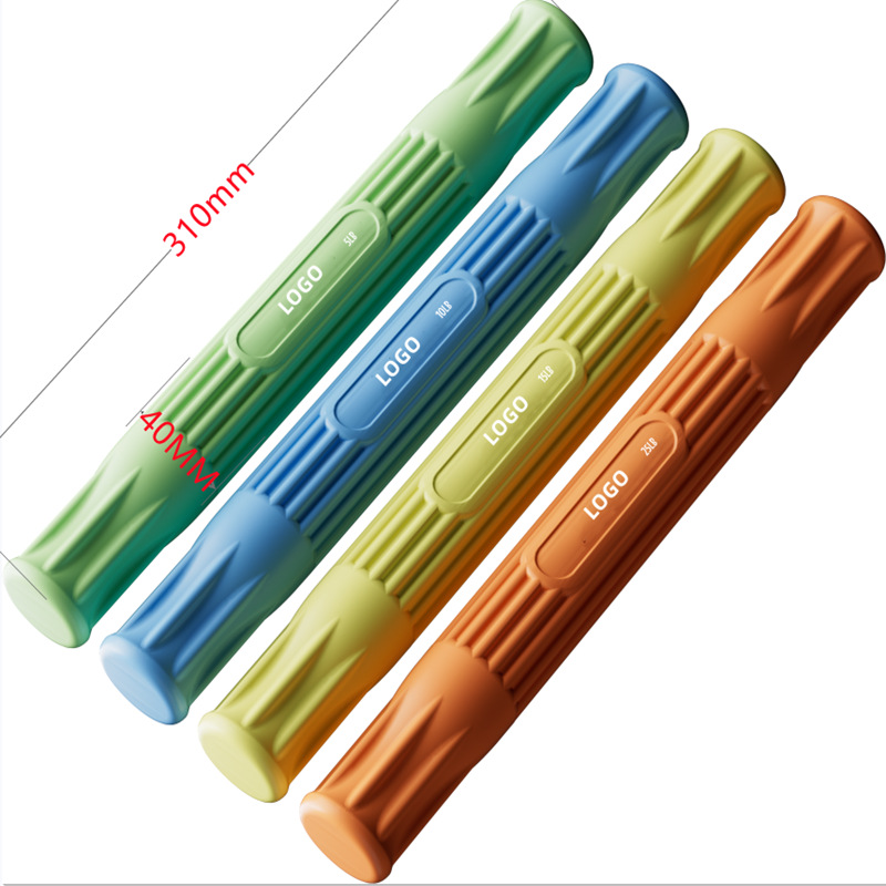 Tpe Torque Bar Yoga Fitness Multifunctional Rehabilitation Training Resistance Bar Massage Muscle Meridian Elastic Bar Stretching
