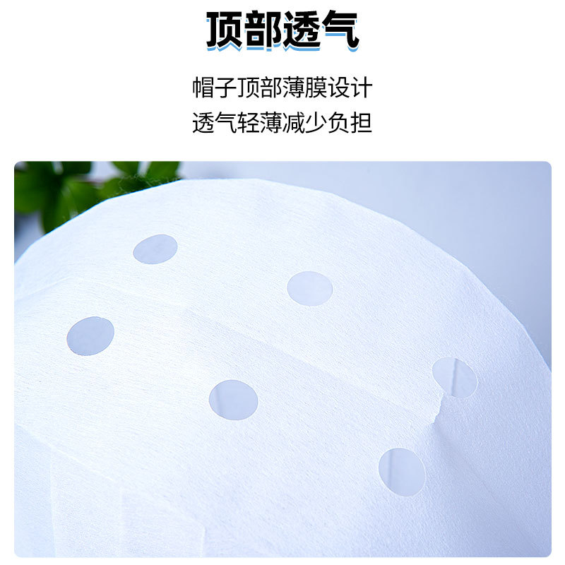 Disposable Chef Hat Plant Fiber Non-Woven Dome Work Hat Catering Thickeneded Adjustable Kitchen Paper Hat