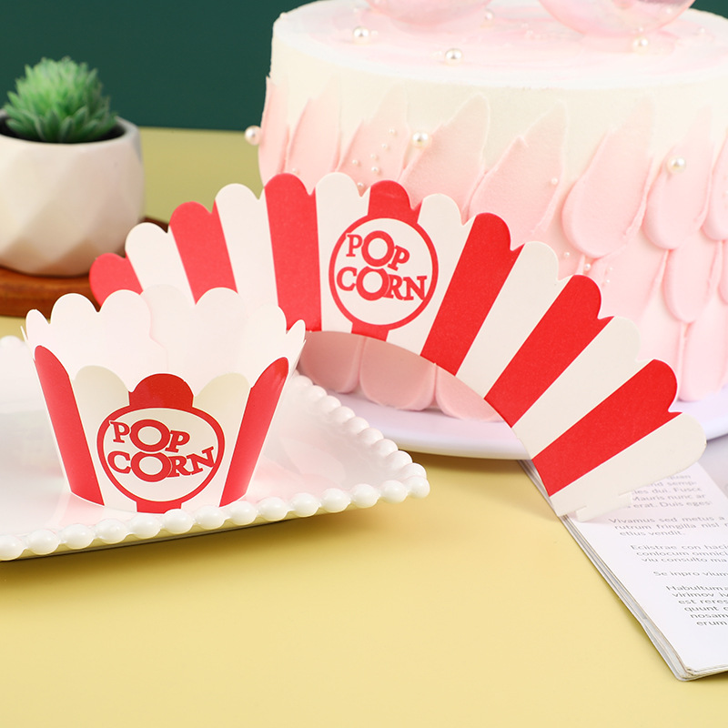 Ring Eco-friendly PP plastic creative popcorn bucket food grade reusable mini popcorn bucket wholesale