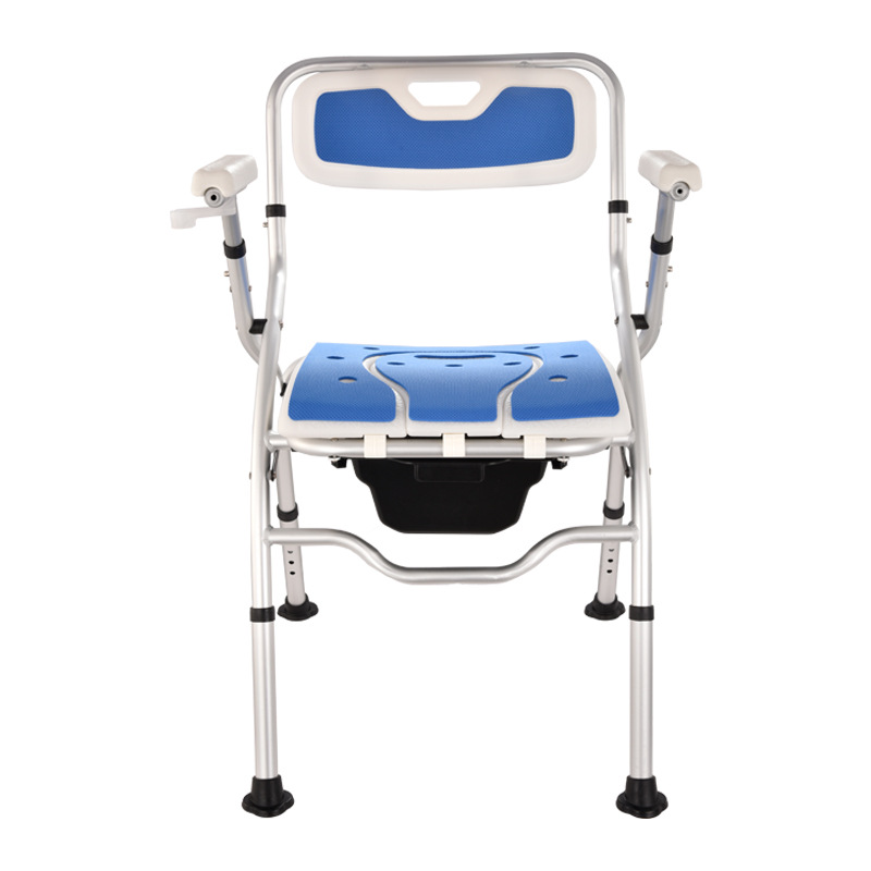Anti-Slip Bath Chair for the Elderly, Foldable Bath Toilet Chair, Special Bath Toilet Chair for the Elderly and Pregnant Women
