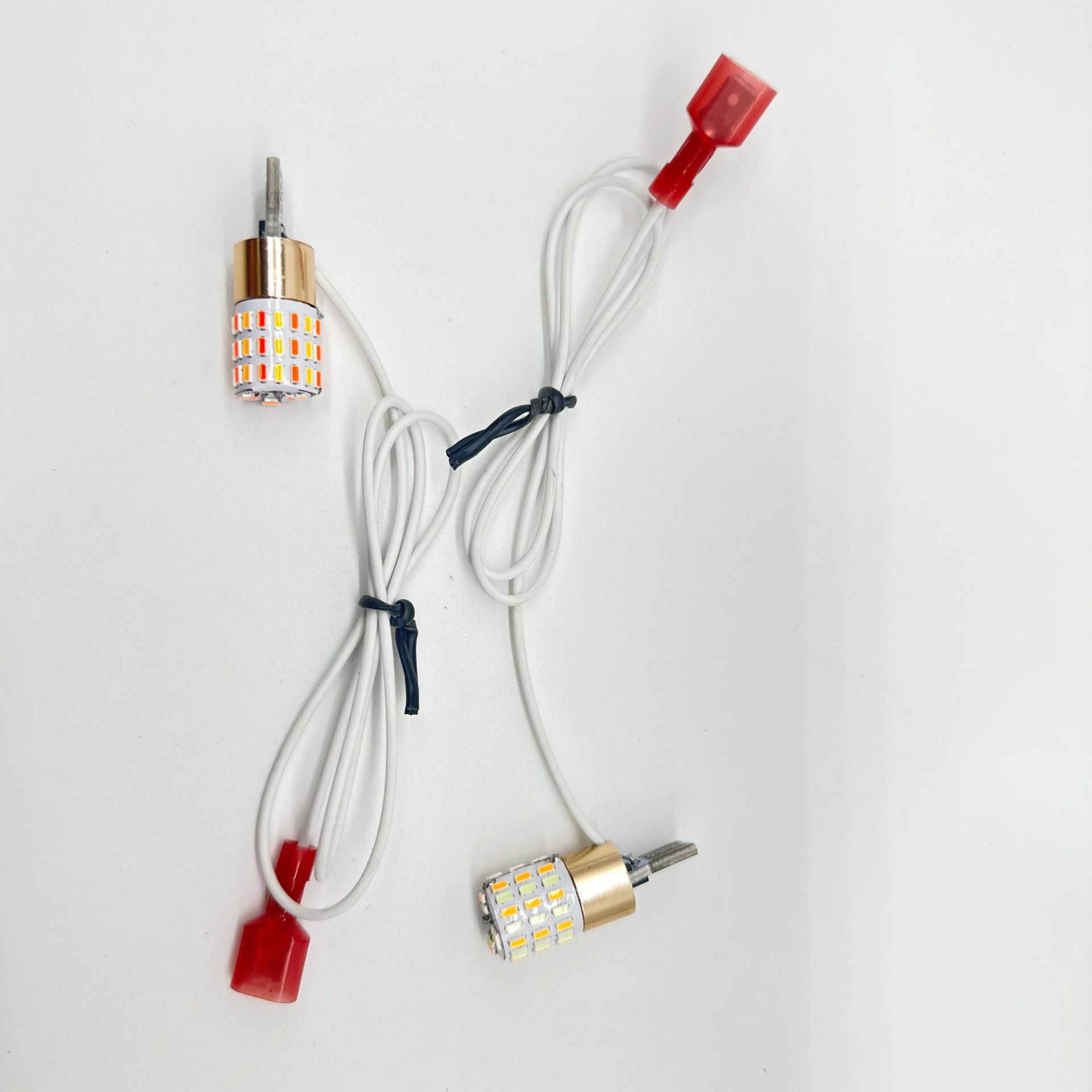 Motorcycle highlight T10 width indicator two-color turn signal T15 3014 54smd W5W tail bulb led