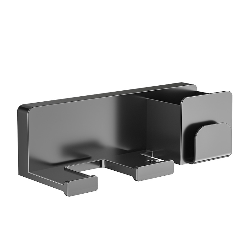 Hair Dryer Storage Rack Without Punching Holes for Bathroom Bathroom Storage Hair Dryer Hanger Lazy Wall-Mounted Hair Dryer Holder