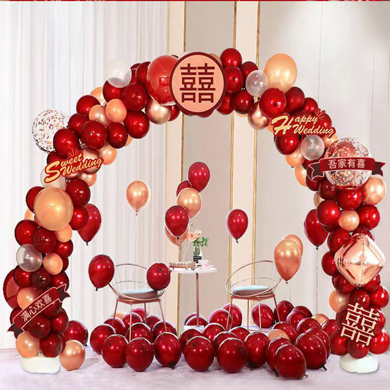 Balloon Arch Cardboard Cartoon Pattern Thickened Paper Color Printing Wedding Arch Cardboard Thickened Arch Card