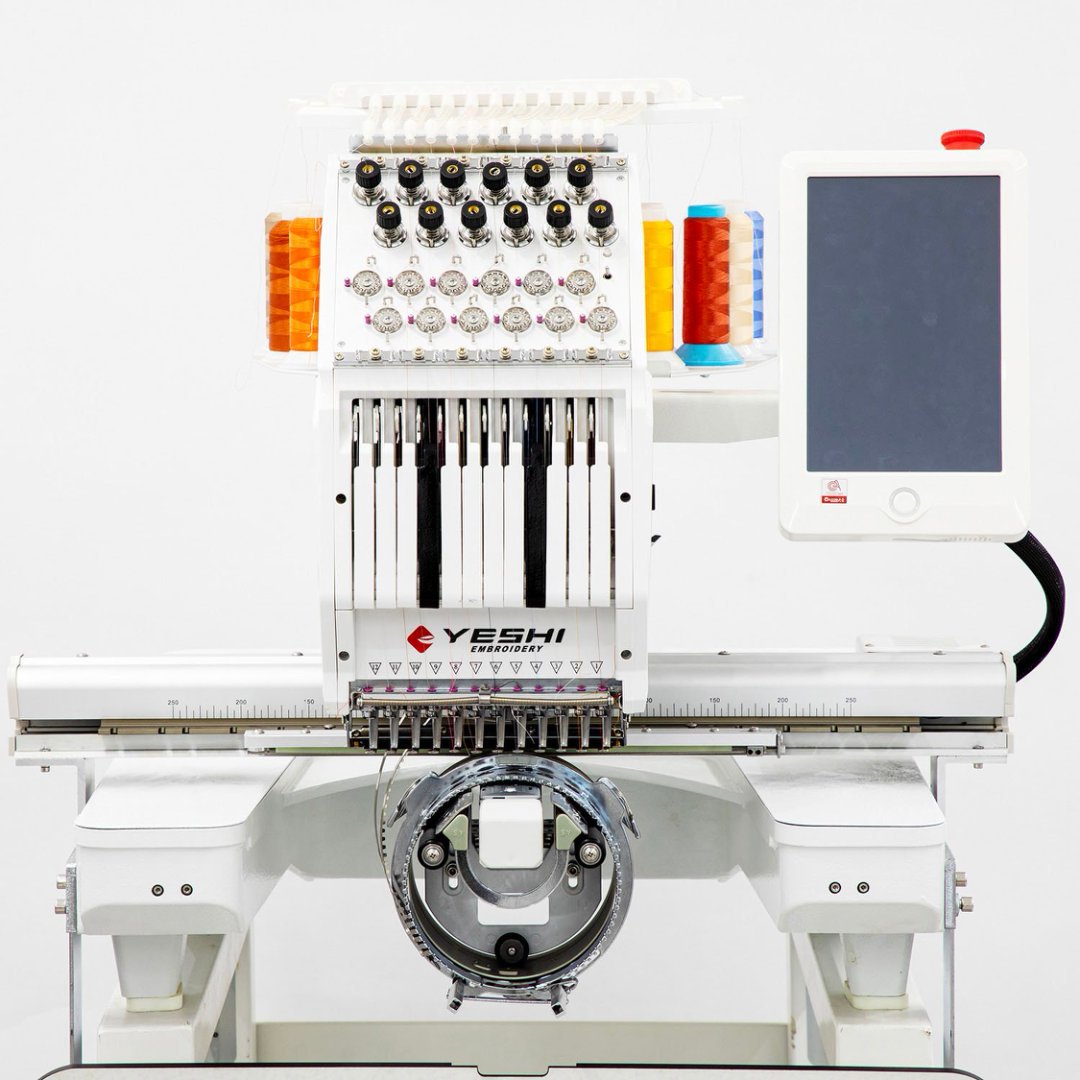 Ye's 2026 Model Single-Head New Home Embroidery Machine Multi-Needle 12-Needle Single-Head Computer Embroidery Machine