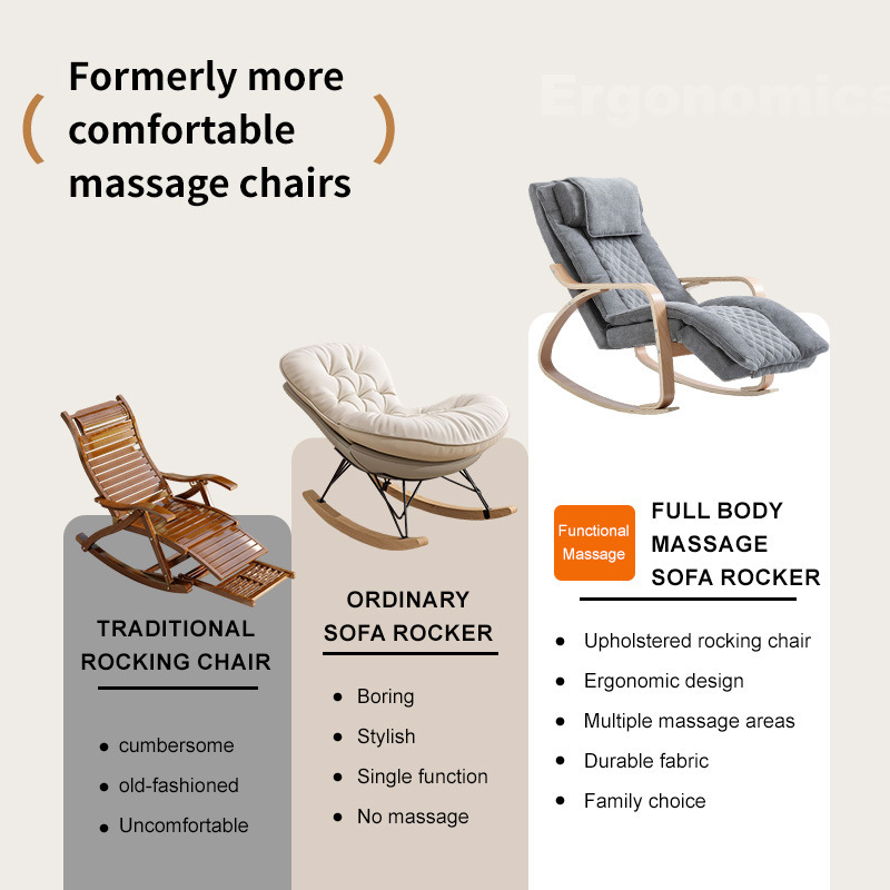 Massage Rocking Chair Russian Cross-border Household Small Electric Smart Massager Sofa Office Lunch Break Massage Chair