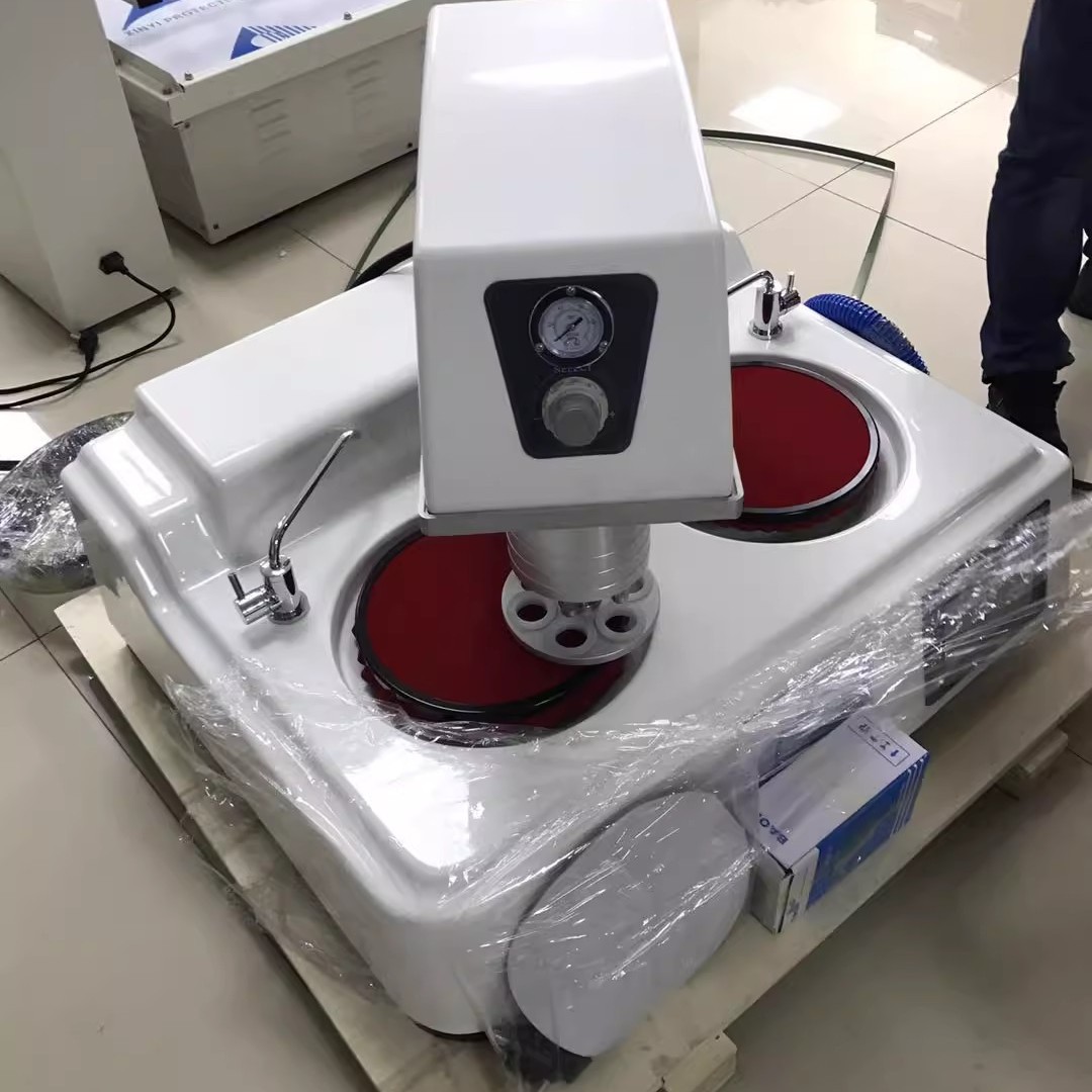 Fully Automatic Metallographic Sample Grinding and Polishing Machine Double Disc Stepless Speed Automatic Grinder Single Disc High Speed Metallographic Polishing Machine
