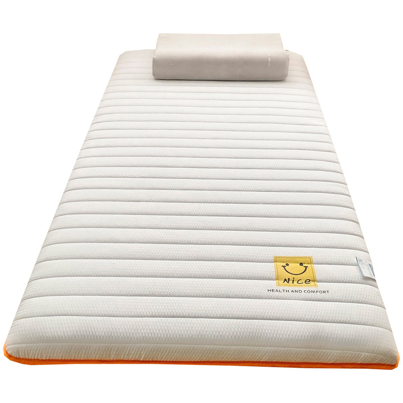 2025 New Bubble Cotton Smiley Simple Straight Line Soy Fiber Single Mattress Student Dormitory Mattress Floor Bed