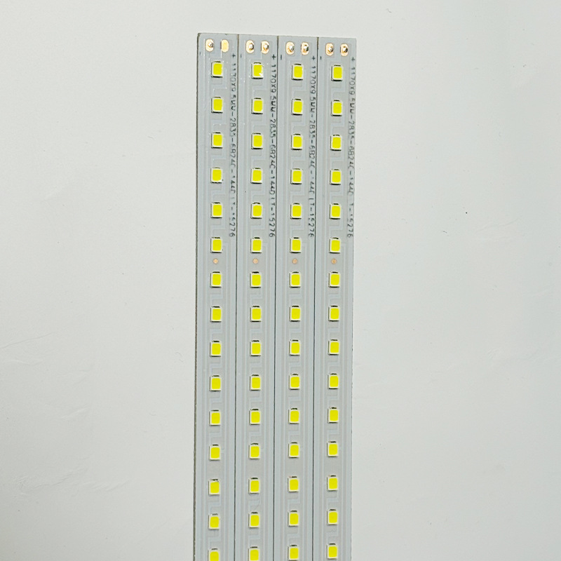 Long Strip 2835 Smd Led Aluminum Substrate Manufacturer Ceiling Lamp Flat Lamp Hard Light Strip Circuit Board Customization