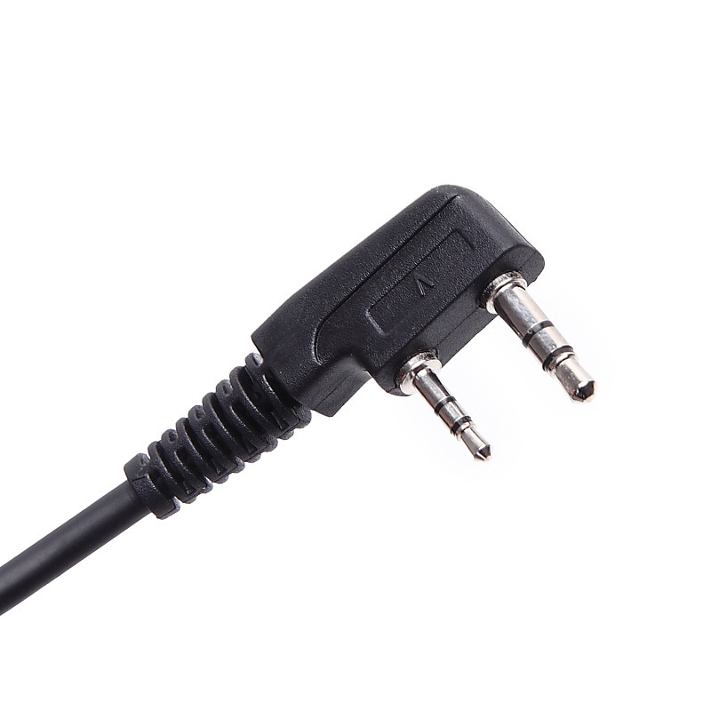 Baofeng walkie-talkie K-head universal hand microphone baofeng with light microphone BF-UV5R 888S shoulder microphone factory wholesale