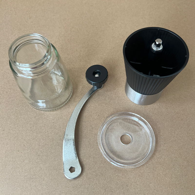 Foreign trade 304 stainless steel hand-cranked coffee machine multi-purpose coffee grinder household adjustable manual grinder