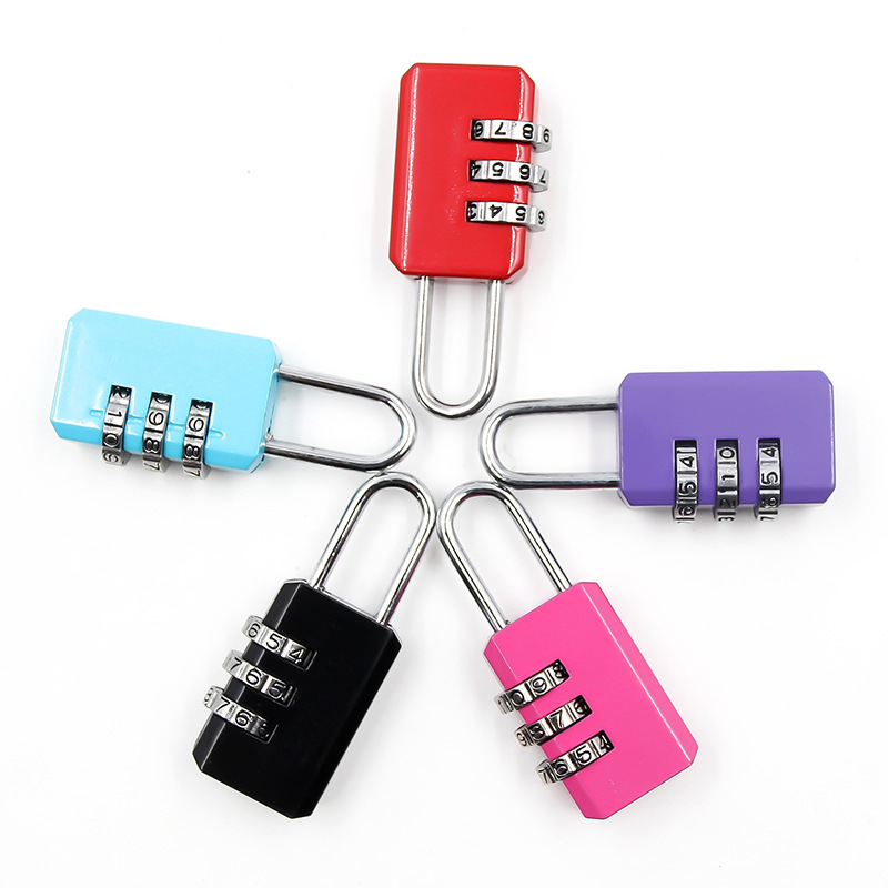 Замок в виде мультяшки из цинкового сплава для школьной сумки, багажа, спортзала, шкафа, дверной замок с паролем, 3-значный замок для багажа