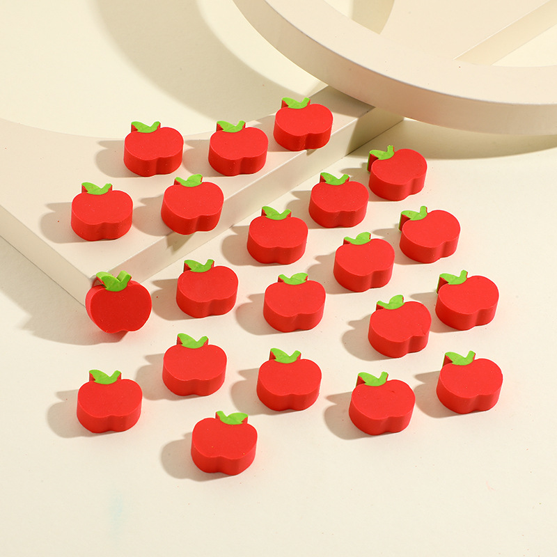 Fruit eraser Children's Day gift Apple eraser cute non-marking eraser cross-border school supplies wholesale