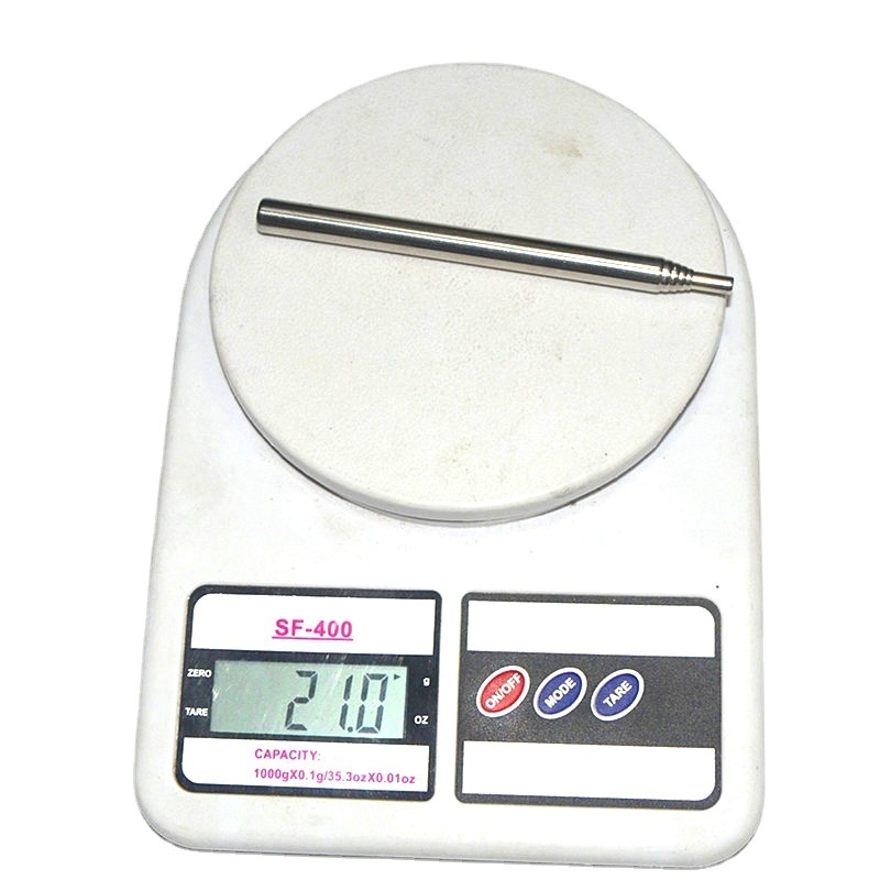 Stainless steel blowing tube blowing tube camping blowing tube retractable blowing Rod outdoor portable telescopic tube