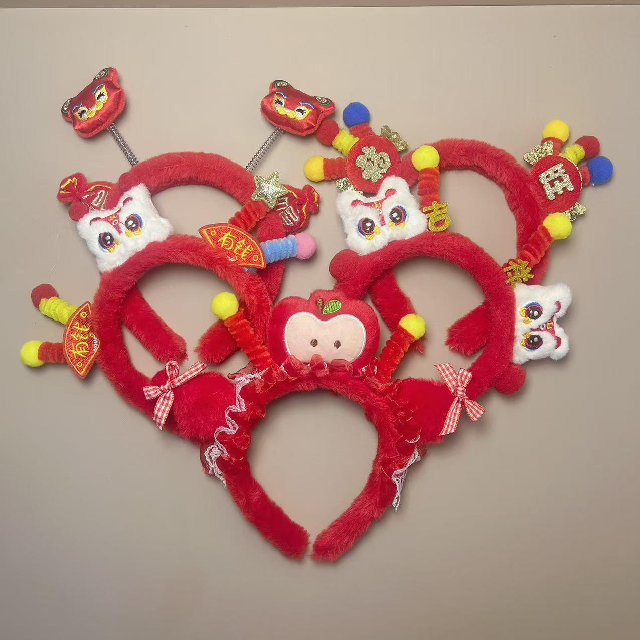 Новые аксессуары для волос на Новый год, светящийся ободок для девочек, новогодний наряд