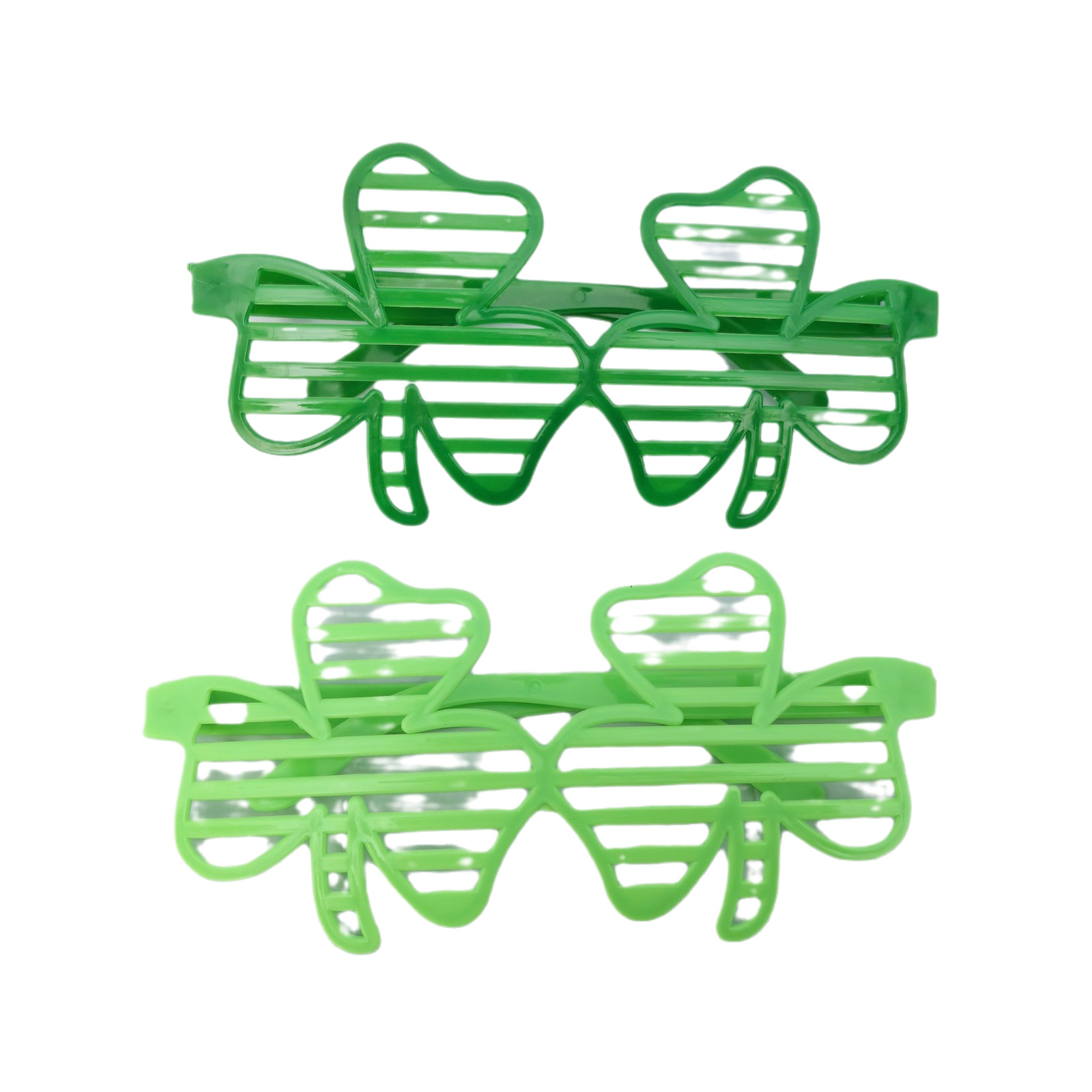 Cross-Border Irish Day Clover Four-Leaf Clover Party Glasses Frame St. Patrick's Day Decorative Glasses Without Lenses