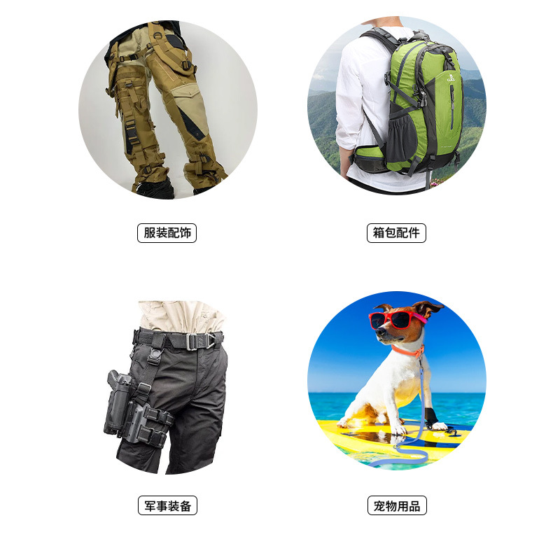 Manufacturer Wholesale Plastic Rope Buckle Spring Buckle Pp Spring Buckle Single Hole Rope Buckle Stopper Buckle Bundle Buckle Anti-Slip Buckle