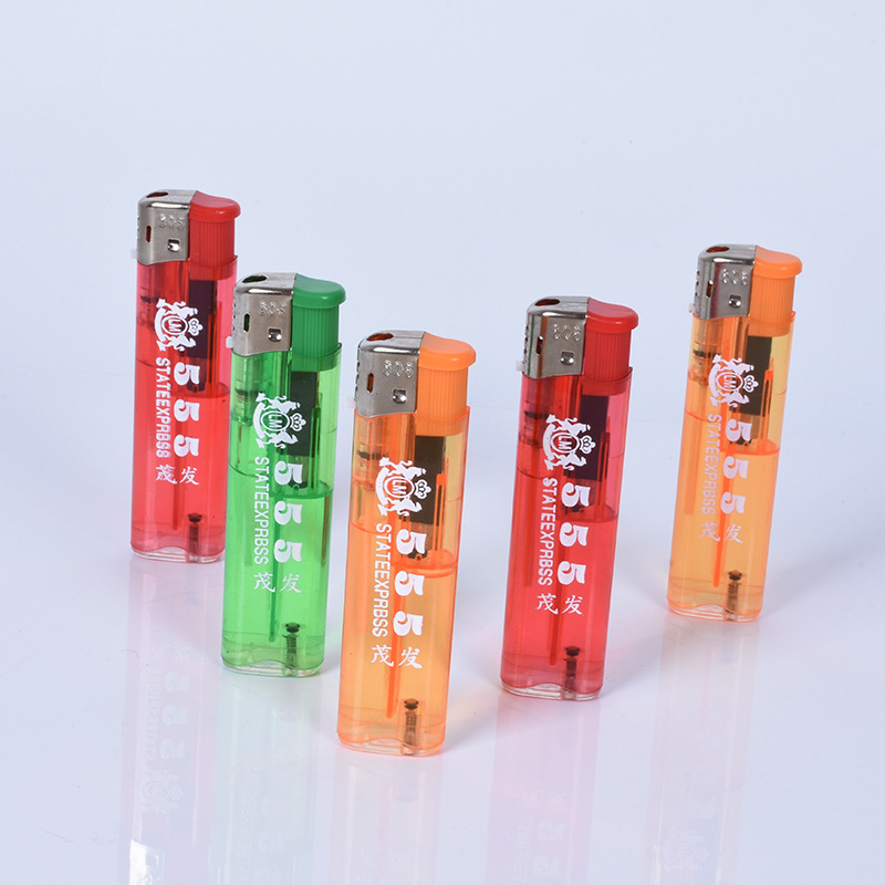 Factory price direct sale Kai brand large 606 arhat lighter disposable plastic ordinary lighter wholesale 555